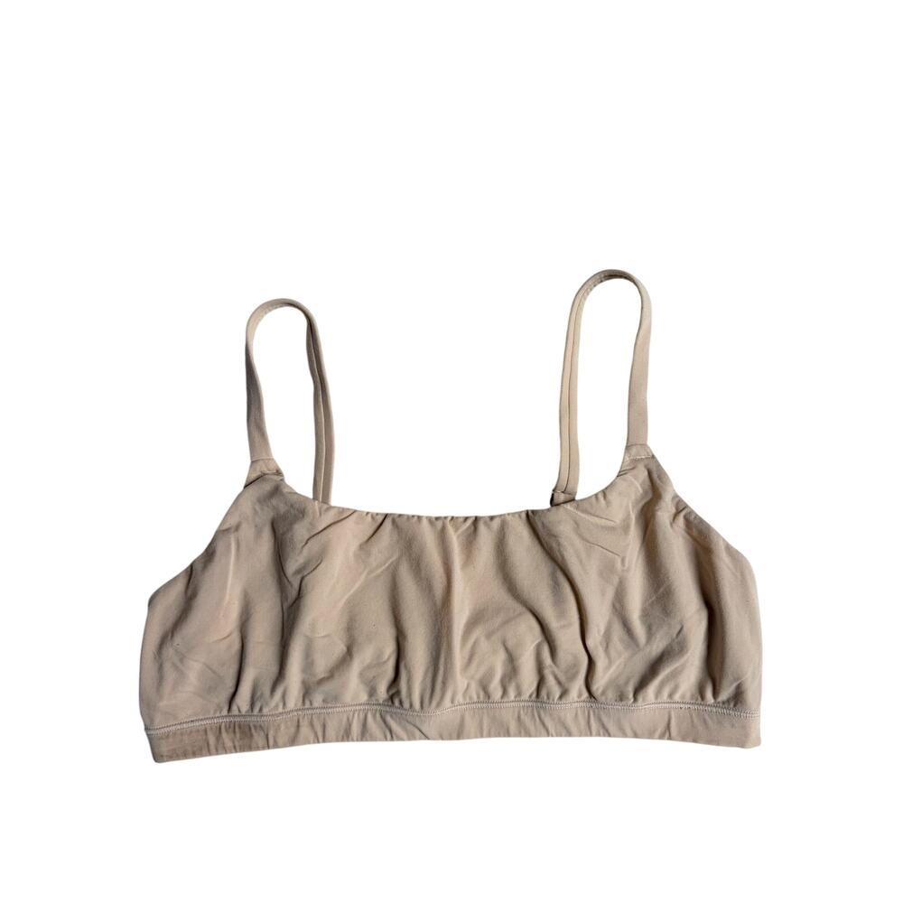 Skims Fits Everybody Scoop-Neck Bralette (Beige) - Large